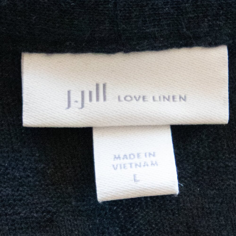 Navy Linen Sweater - Picture 3 of 3